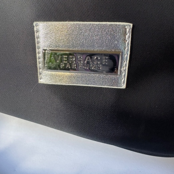 Versace Fragrance Tote Bag Black & Silver Key Logo Strap Dust Bag SEALED PACKAGE - Picture 4 of 15